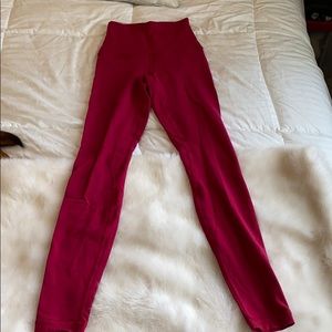 Lululemon Align Ruby Red Leggings